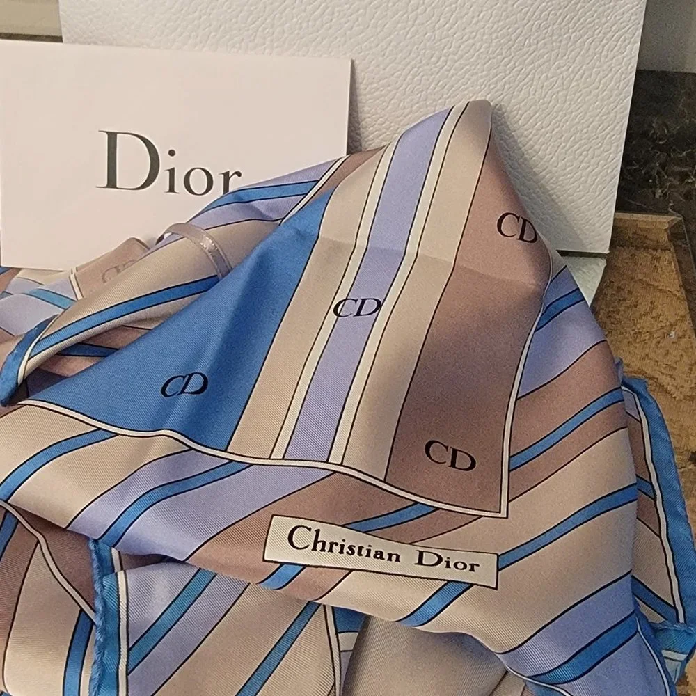 Christian Dior Like New Silk Scarf